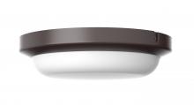 AFX Lighting, Inc. DEAW08LAJENBZ - Dean 8'' Outdoor LED Flush 12W 120V 3CCT BZ