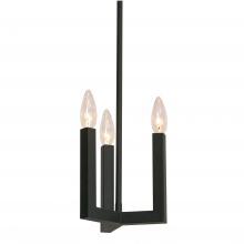 AFX Lighting, Inc. GRCP07CBBK - Grace 3 Light Mini Pendant