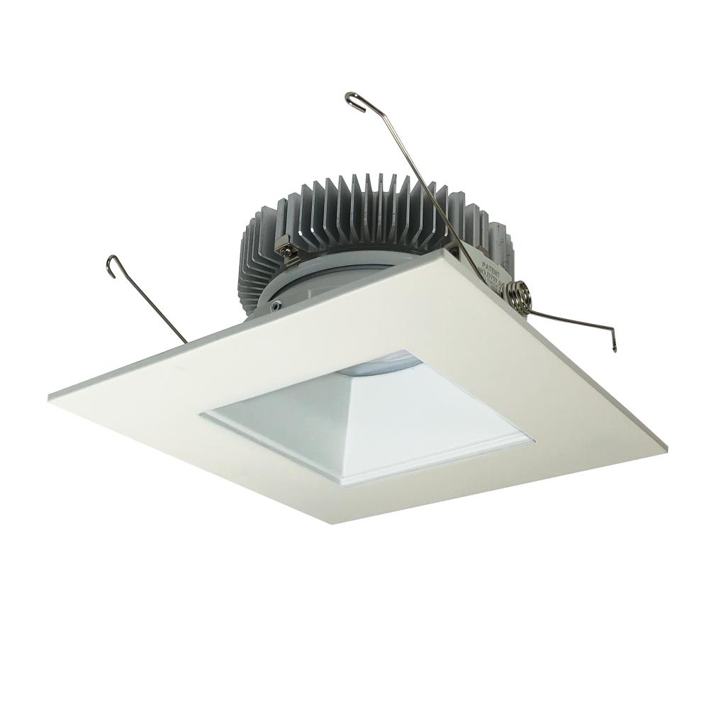 6" Cobalt Dedicated High Lumen Square/Square, 1500lm, 4000K, Matte Powder White Reflector /