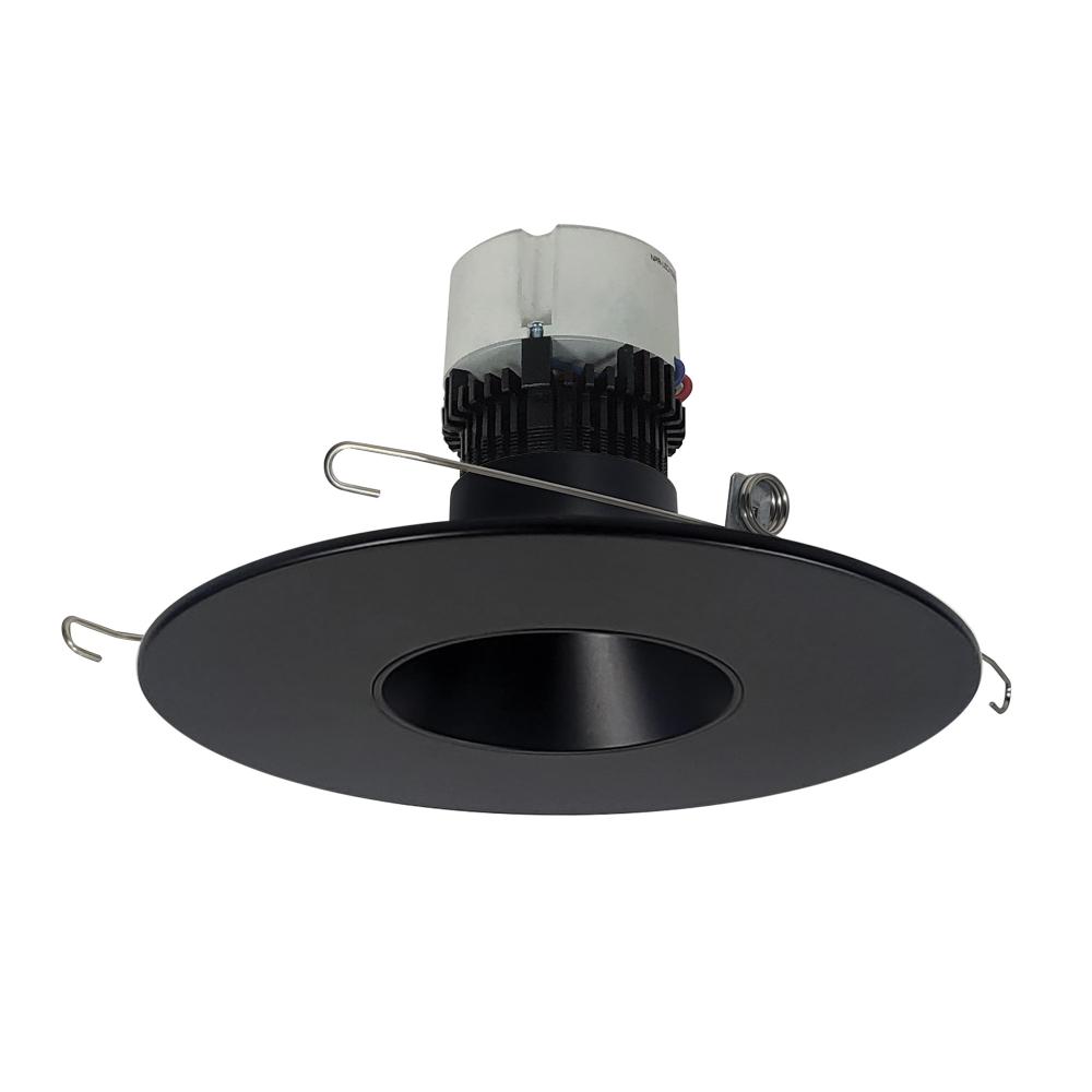 5"/6" Pearl LED Round Retrofit Reflector, 1200lm / 12W, 3000K, Black Reflector / Black