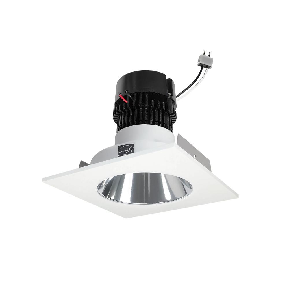 4" Pearl Low Voltage LED Square Retrofit Reflector with Round Aperture, 1150lm / 11W, 3500K,