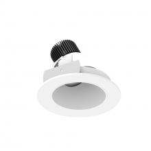 Nora NIO-4RSLA30XMPW/10 - 4" Iolite LED Round Adjustable Slot, 1000lm / 14W, 3000K, Matte Powder White Reflector / Matte