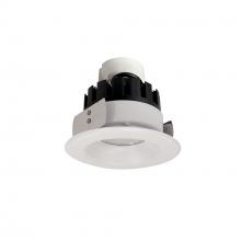 Nora NRMC3-41L135NWW - 4" Marquise III Retrofit, White Reflector/White Flange, 120-277V; 0-10V Dimming, 1300lm / 12W,