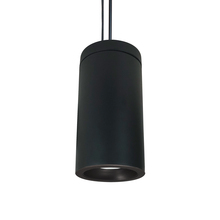 Nora NYLD2-6P075135BZB4 - 6" Cobalt Pendant Mount Cylinder, Black, 750L, 3500K, Bronze Reflector, 120V Triac/ELV/0-10V &