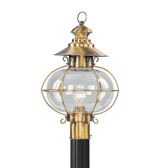 1 Light FB Outdoor Post Lantern