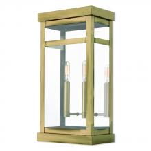 Livex Lighting 20704-01 - 2 Lt AB Outdoor Wall Lantern