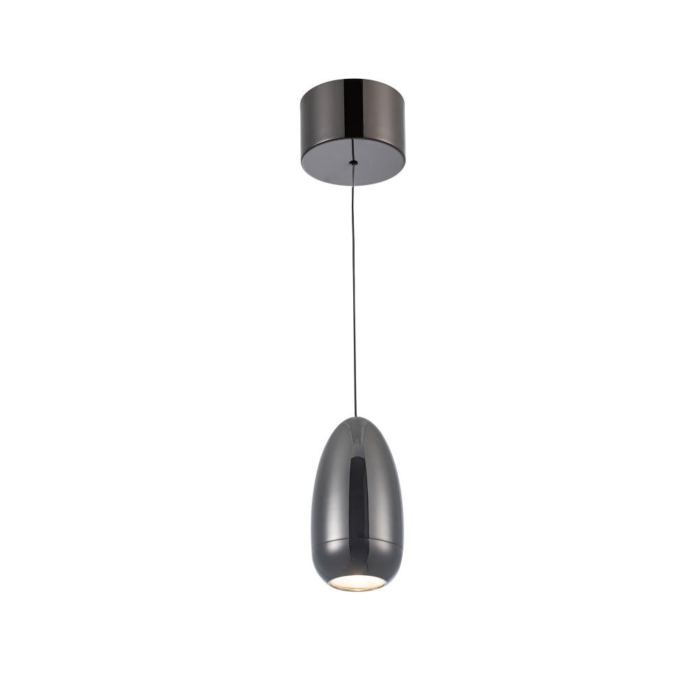 Royal Pearl Collection Integrated LED Pendant, Gun Metal