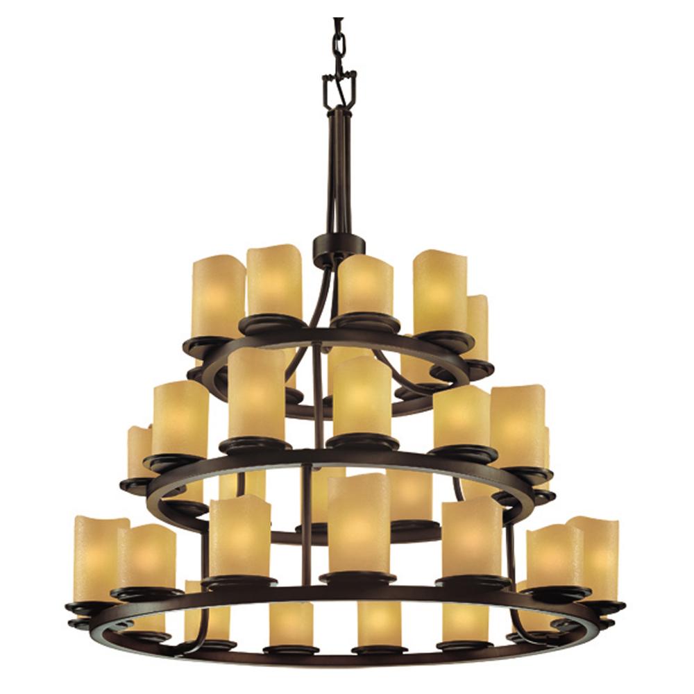 Dakota 36-Light 3-Tier Ring Chandelier