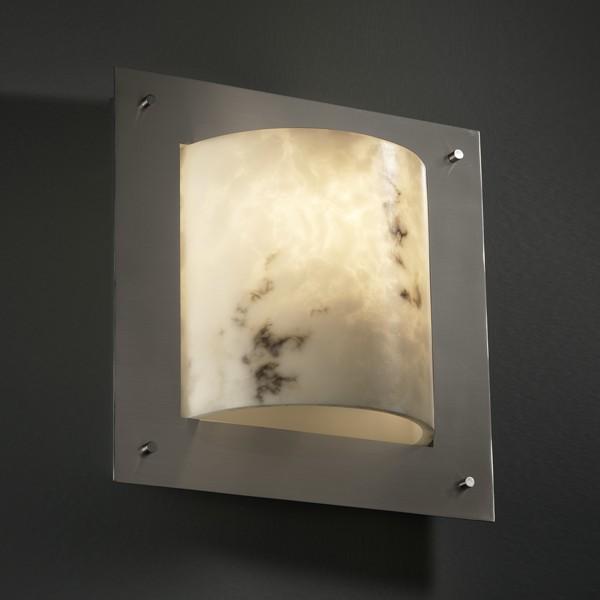 Framed Square 4-Sided Wall Sconce (ADA)