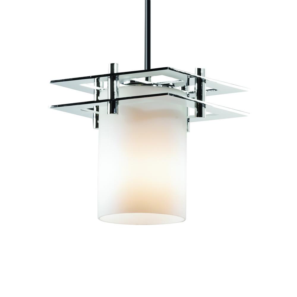 Metropolis 1-Light Small Pendant (2 Flat Bars)