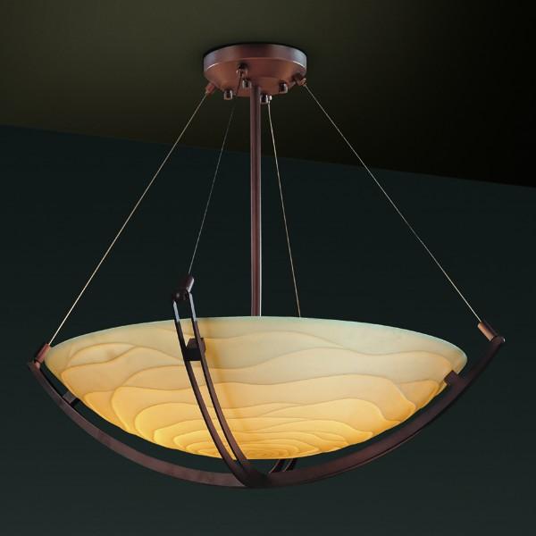 48" Pendant Bowl w/ Crossbar