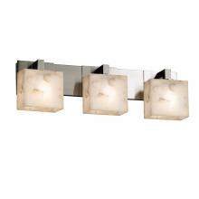 Justice Design Group ALR-8923-55-NCKL - Modular 3-Light Bath Bar