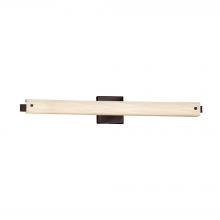 Justice Design Group PNA-8685-WAVE-DBRZ - Edge 31" ADA Linear LED Wall/Bath