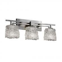 Justice Design Group GLA-8703-20-LACE-MBLK - Aero 3-Light Bath Bar