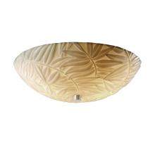 Justice Design Group PNA-9671-35-BMBO-NCKL - 18" Semi-Flush Bowl w/ GU24-LED Lamping