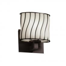 Justice Design Group WGL-8931-30-GRCB-DBRZ - Modular 1-Light Wall Sconce (ADA)