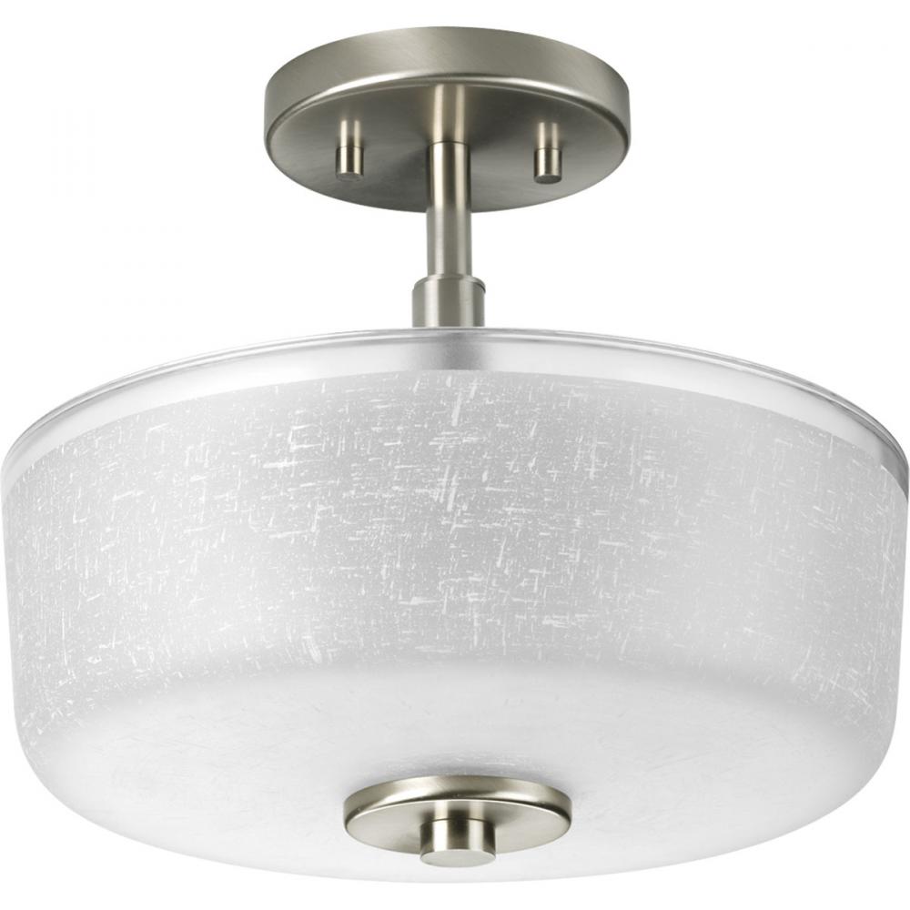 Alexa Collection Two-Light 12-1/4" Semi-Flush