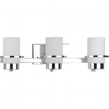 Progress P300415-015 - Reiss Collection Three-Light Modern Farmhouse Polished Chrome Vanity Light