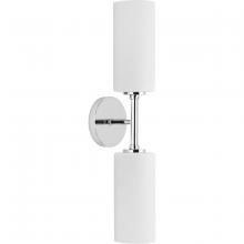 Progress P710116-015 - Cofield Collection Two-Light Polished Chrome Wall Bracket