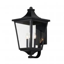 Maxim 40237CLBK - Sutton Place VX-Outdoor Wall Mount