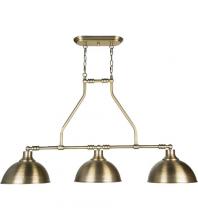 Craftmade 35973-LB - Timarron 3 Light Island in Legacy Brass