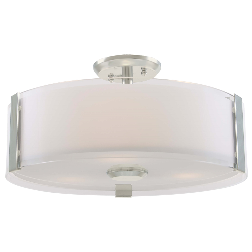 Zurich 3 Light Semi-Flush Mount