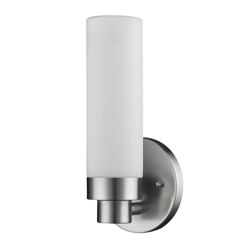 Valmont Indoor 1-Light Sconce In Satin Nickel