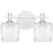 Quoizel SPD8614C - Spade 2-Light Polished Chrome Bath Light