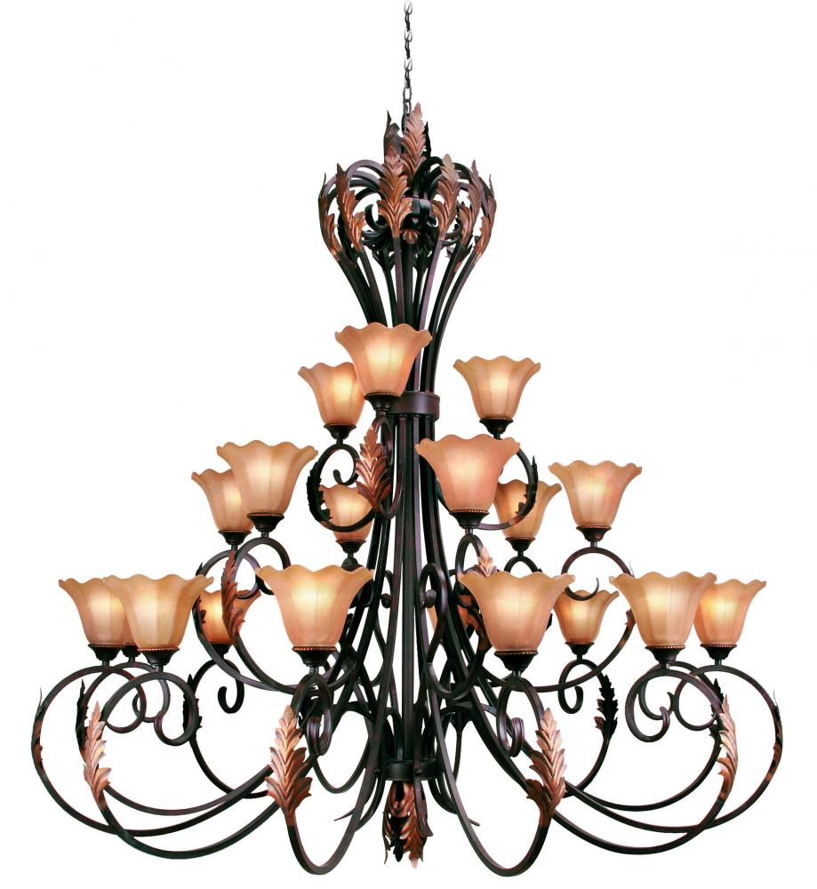 Bronze Up Chandelier