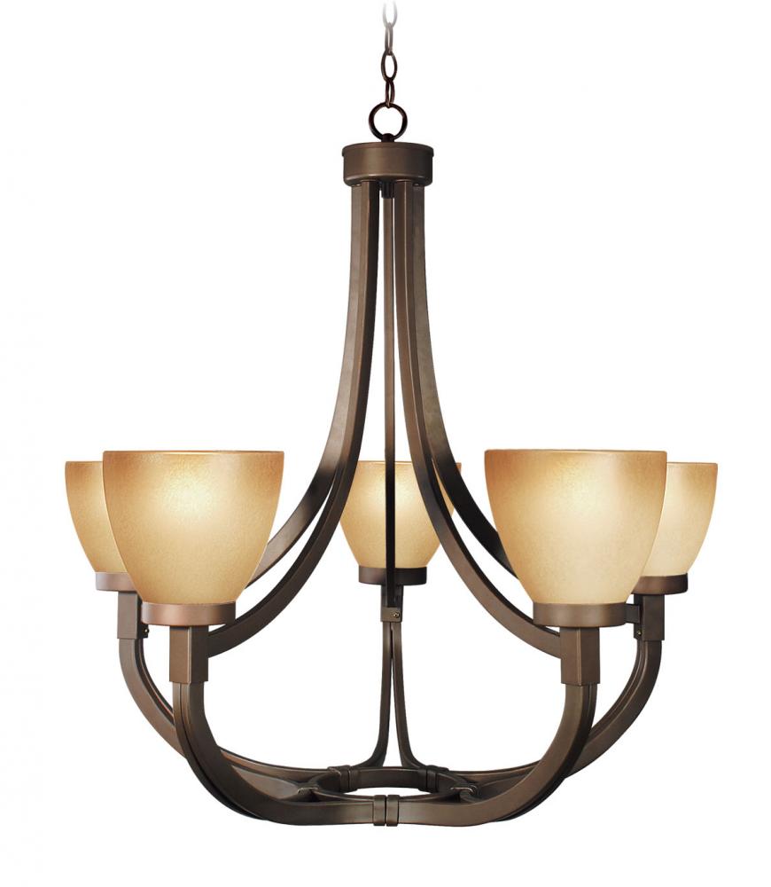 Bronze Up Chandelier