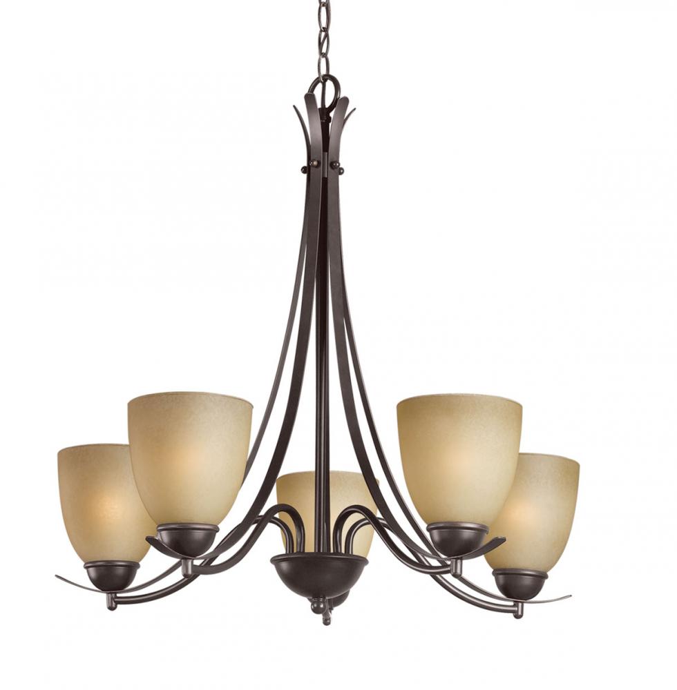 Bronze Up Chandelier