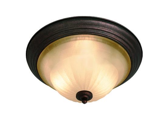 Bronze Bowl Flush Mount