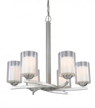 Woodbridge 12186-STN - Chrome Up Chandelier