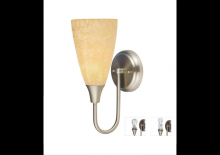 Woodbridge W1E61STN-AE18 - Nickel Wall Light