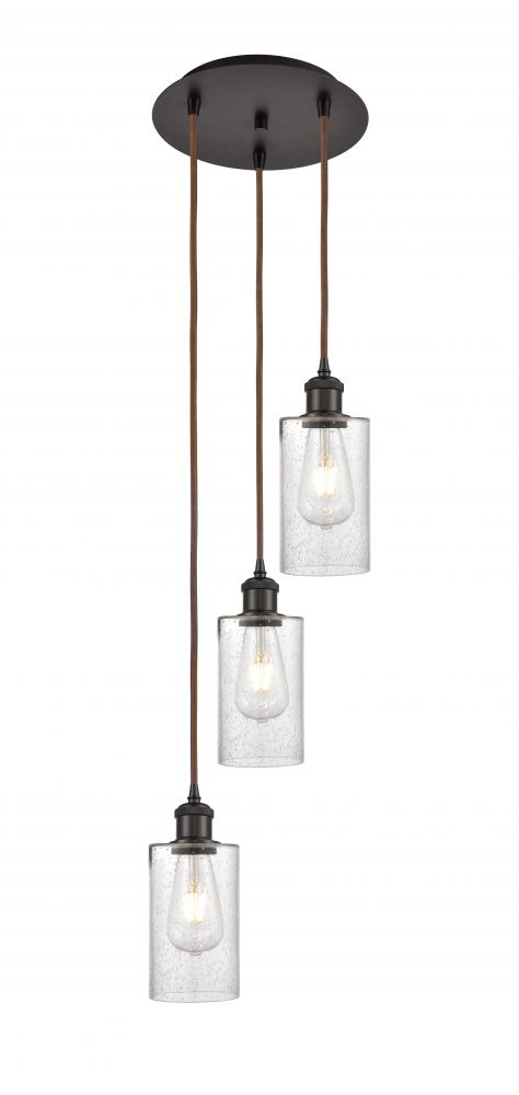 Clymer - 3 Light - 10 inch - Oil Rubbed Bronze - Cord Hung - Multi Pendant