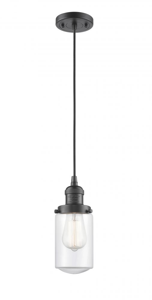 Dover - 1 Light - 5 inch - Oil Rubbed Bronze - Cord hung - Mini Pendant