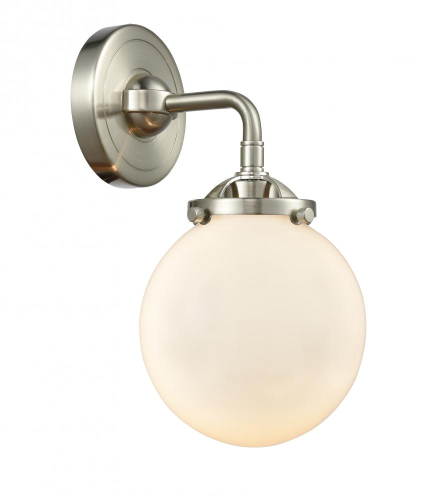 Beacon - 1 Light - 6 inch - Brushed Satin Nickel - Sconce