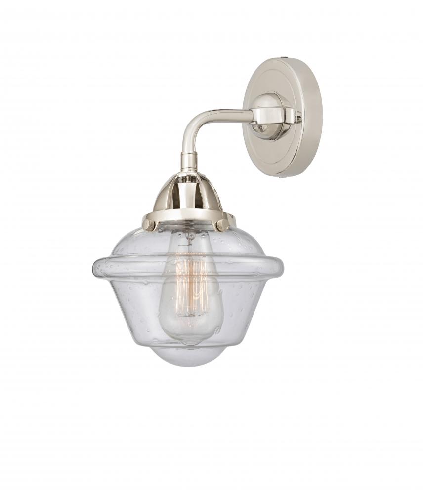 Oxford - 1 Light - 8 inch - Polished Nickel - Sconce