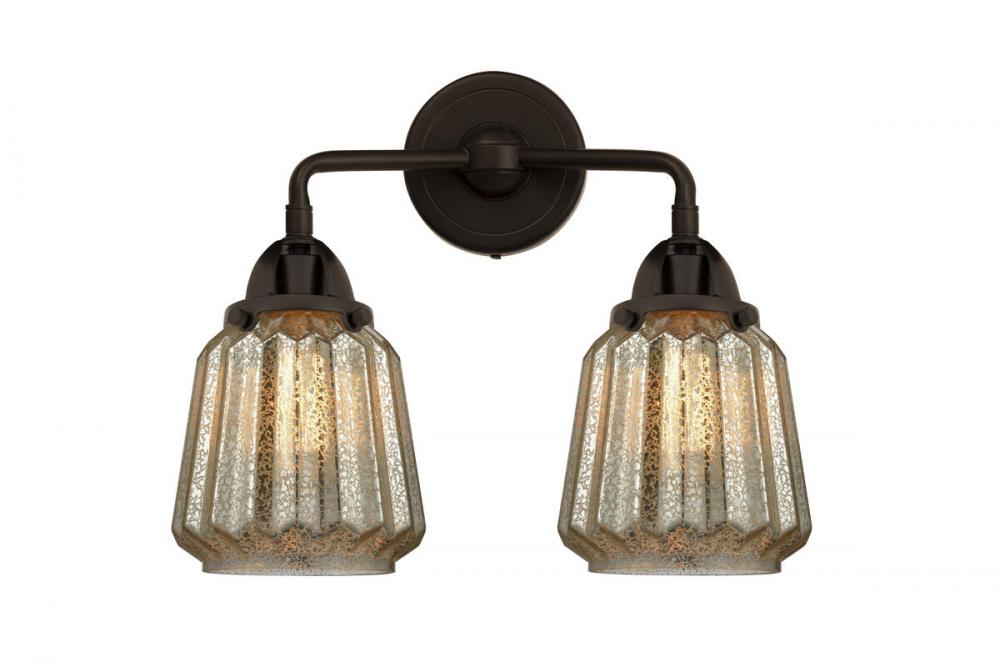 Chatham - 2 Light - 14 inch - Oil Rubbed Bronze - Bath Vanity Light