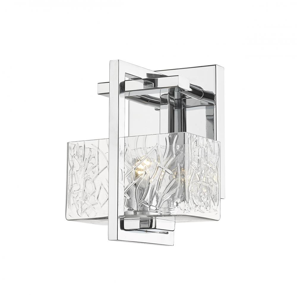 Striate - 1 Light - 5 inch - Polished Chrome - Bath Vanity Light