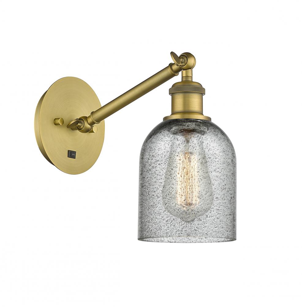 Caledonia - 1 Light - 5 inch - Brushed Brass - Sconce