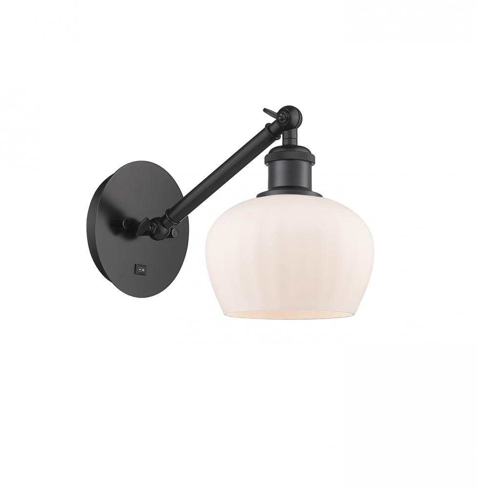 Fenton - 1 Light - 7 inch - Matte Black - Sconce