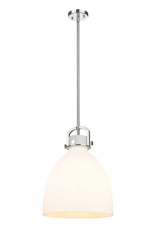 Newton Bell - 1 Light - 14 inch - Polished Nickel - Pendant