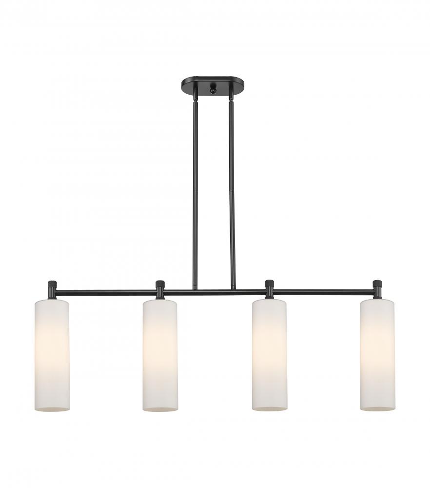 Crown Point - 4 Light - 44 inch - Matte Black - Island Light