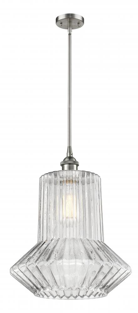 Springwater - 1 Light - 12 inch - Brushed Satin Nickel - Mini Pendant