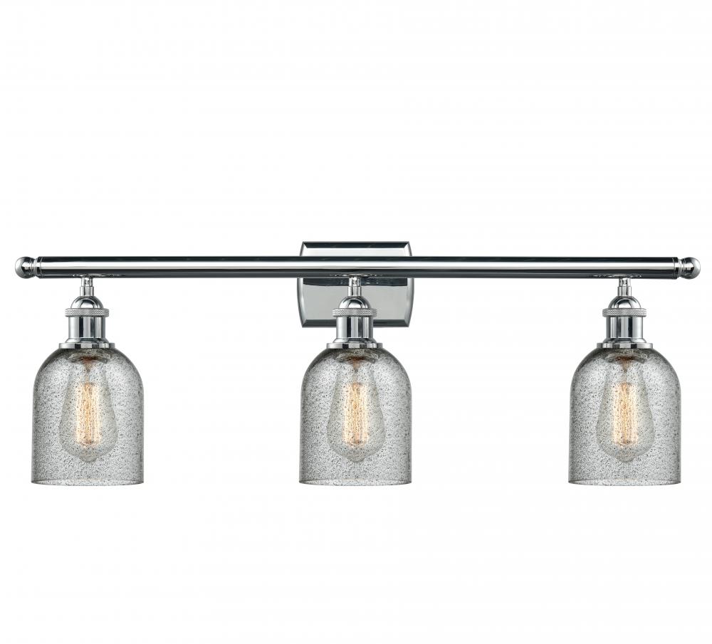 Caledonia - 3 Light - 25 inch - Polished Chrome - Bath Vanity Light