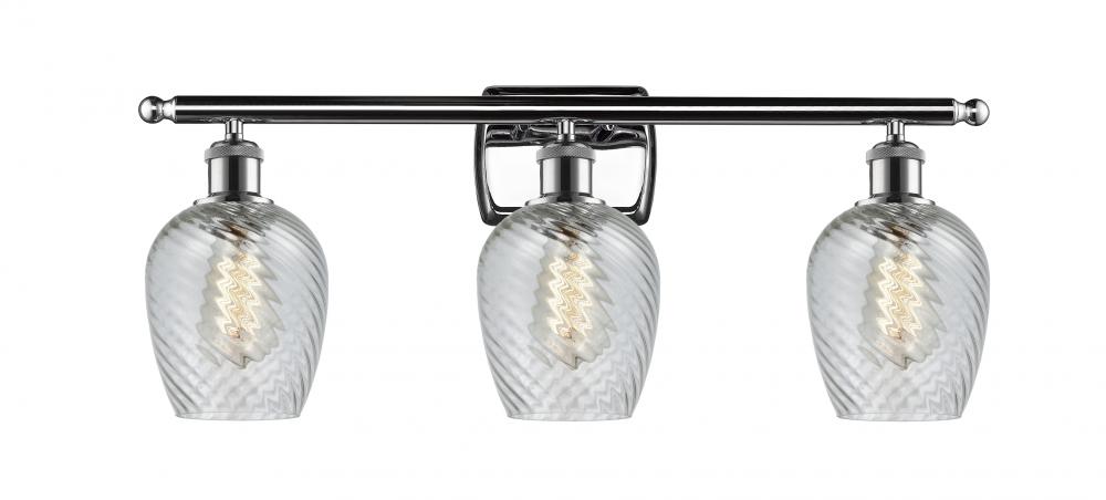 Salina - 3 Light - 26 inch - Polished Chrome - Bath Vanity Light