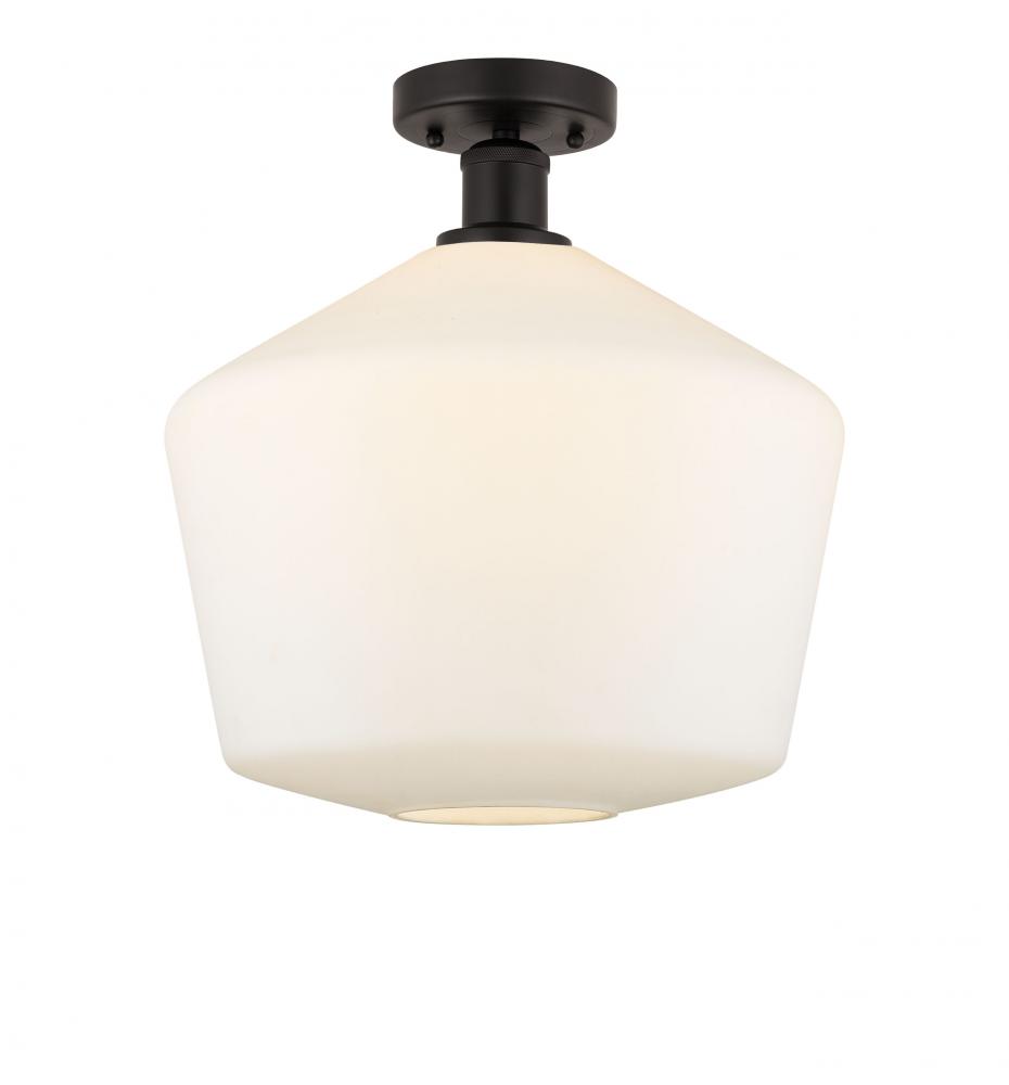 Cindyrella - 1 Light - 12 inch - Oil Rubbed Bronze - Semi-Flush Mount