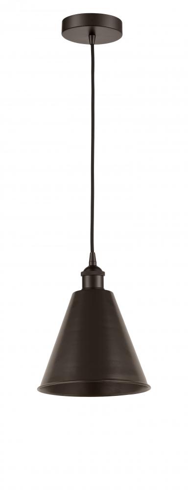 Berkshire - 1 Light - 8 inch - Oil Rubbed Bronze - Cord hung - Mini Pendant