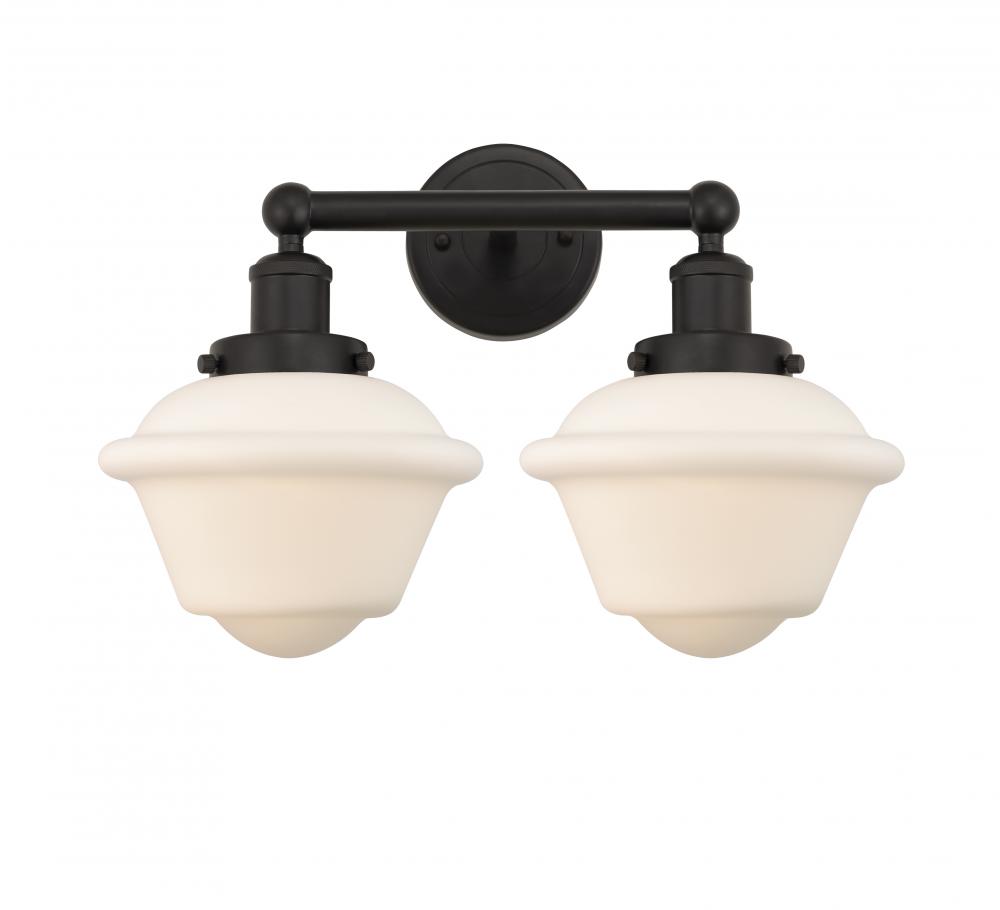 Oxford - 2 Light - 16 inch - Oil Rubbed Bronze - Bath Vanity Light